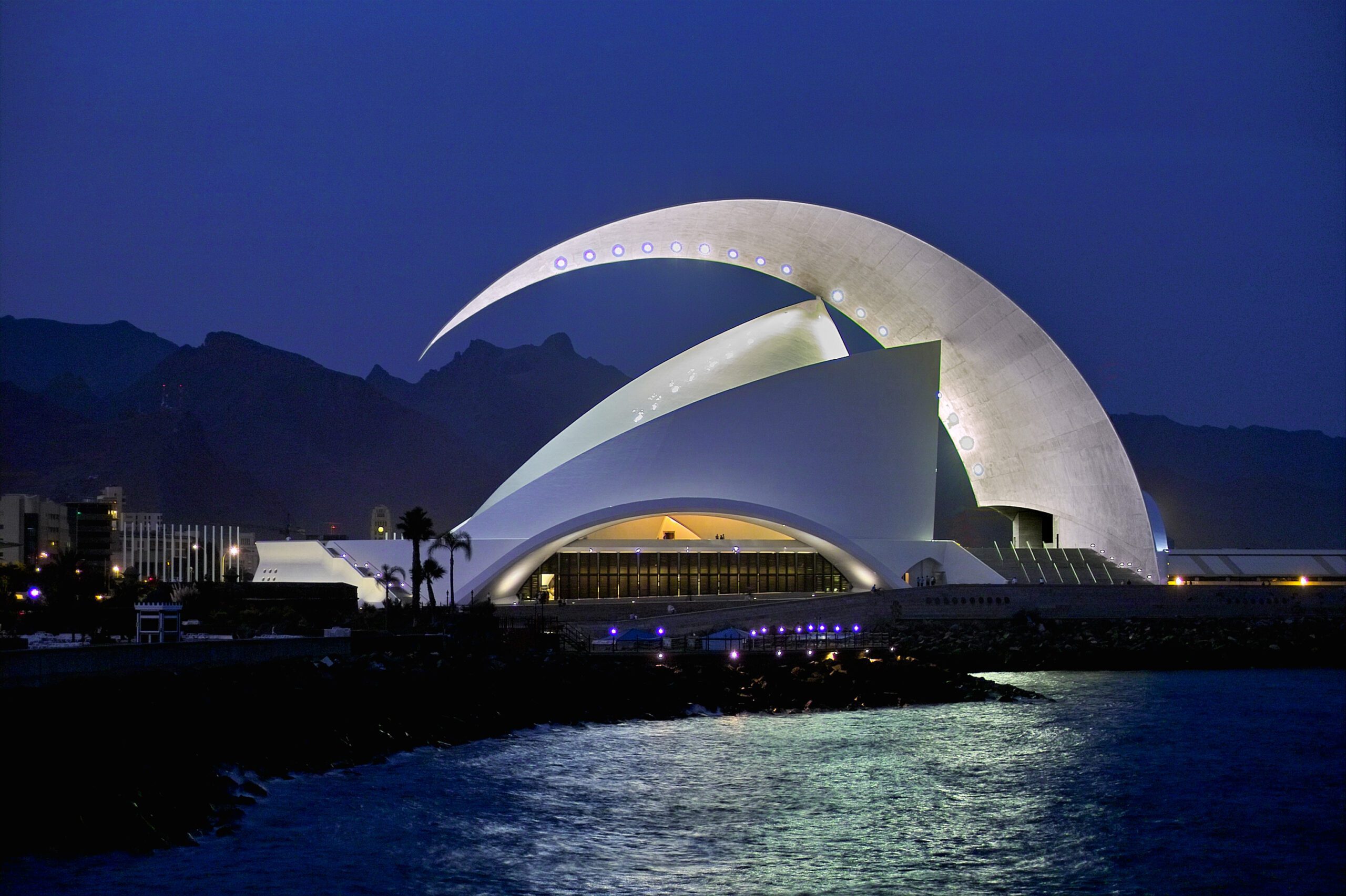 Exterior del Auditorio Adán Martín de Tenerife
